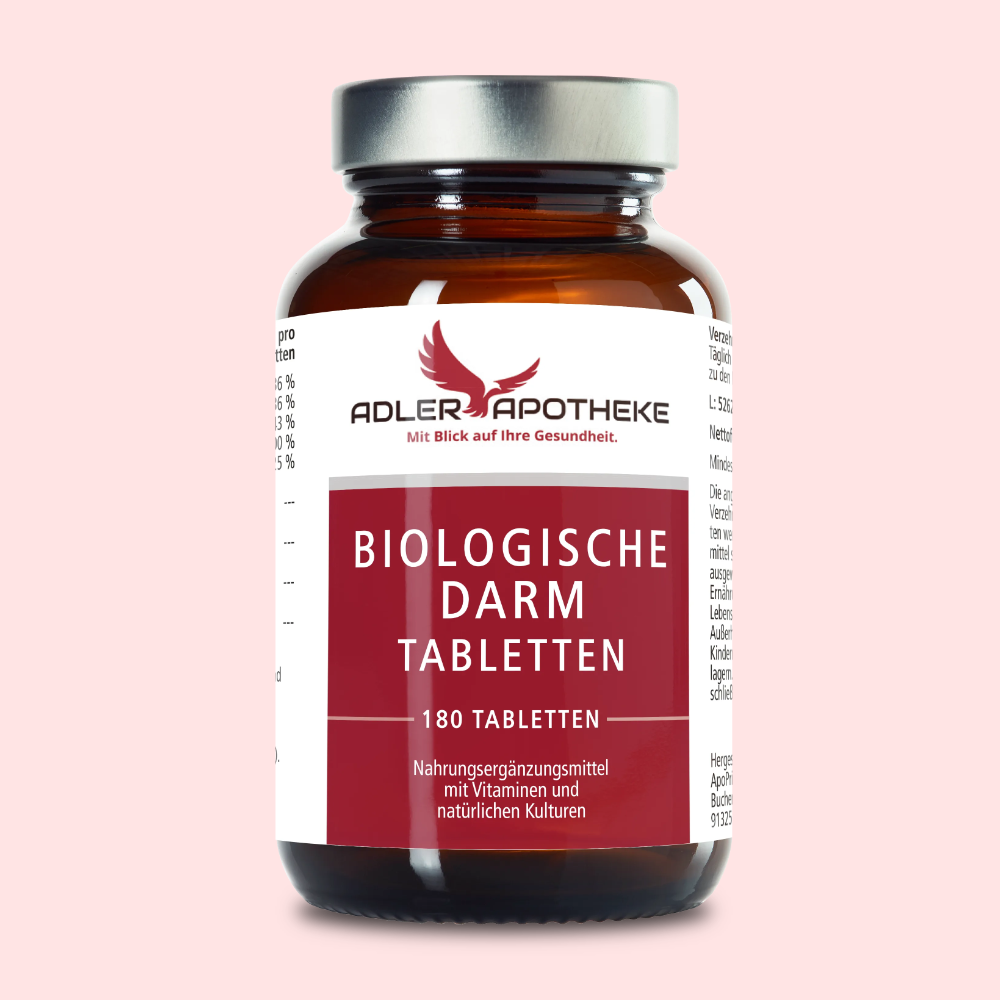 Adler Biologische Darmtabletten | 600 Millionen koloniebildende Einheiten